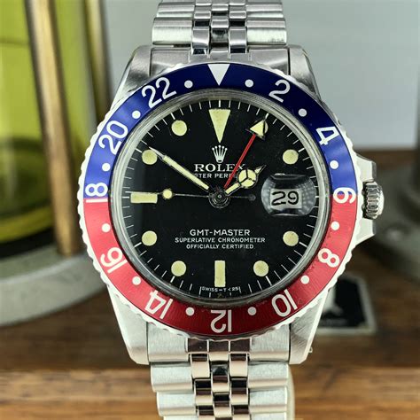 rolex gmt pepsi vintage replica|rolex gmt pepsi bezel.